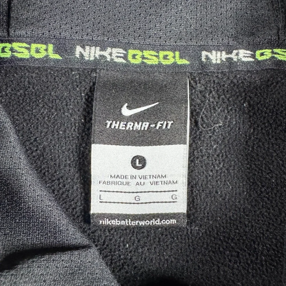 Nike Baseball Hoodie Men Large Black Good Therma-FIT Pullover 818138-010